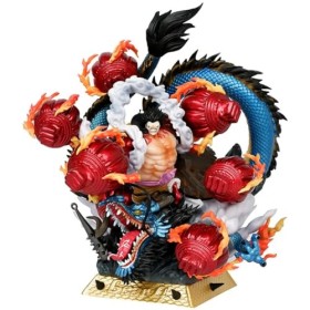 Anime Monkey D. Luffy Action Figur Gear 4 Kaido Dragon Form Figur Statue Modell 26cm PVC Figurines Desktop Dekoration Ornamen
