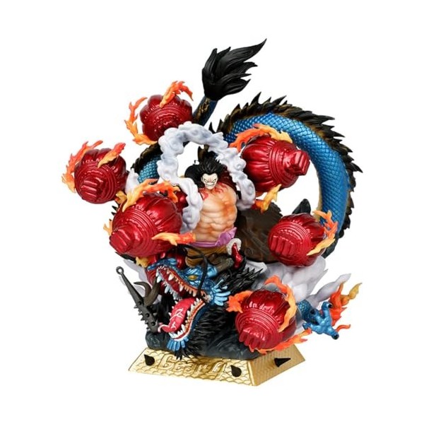 Anime Monkey D. Luffy Action Figur Gear 4 Kaido Dragon Form Figur Statue Modell 26cm PVC Figurines Desktop Dekoration Ornamen