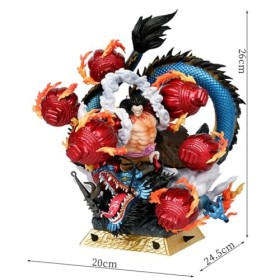 Anime Monkey D. Luffy Action Figur Gear 4 Kaido Dragon Form Figur Statue Modell 26cm PVC Figurines Desktop Dekoration Ornamen
