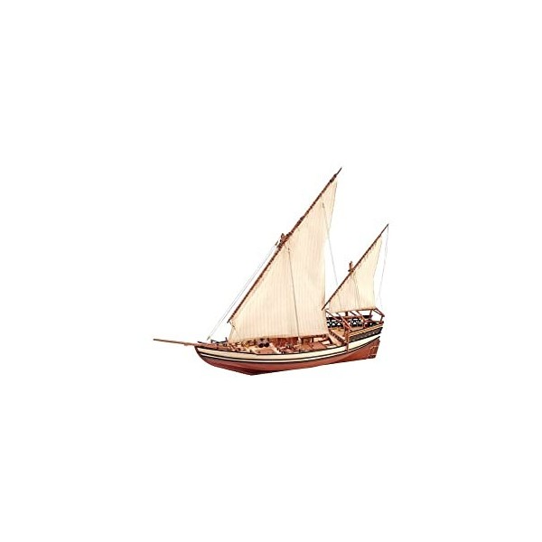 Artesanía Latina - Maquette de Bateau en Bois - Dhow Arabe Sultan - Modèle 22165, Échelle 1:60 - Modèles à Monter - Niveau Mo