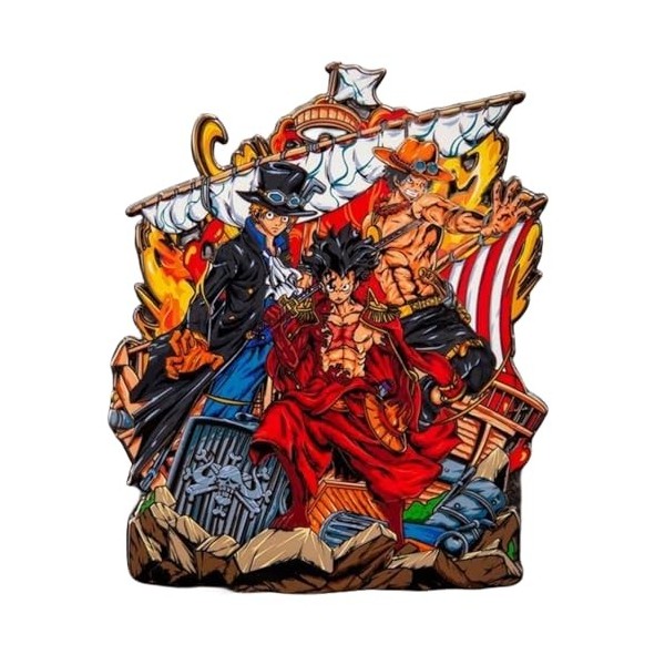 One Piece Anime Broche Badge Donner un cadeau à Fils Fille FrèRe Soeurs ÉPinglette Mignon Pour la vie quotidienne, les fêtes,