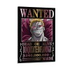 Poster danimation One Piece Wanted Doflamingo - Impression artistique murale - Photo de peinture - Décoration familiale - 50