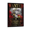 Poster Anime One Piece Wanted Trafalgar Law - Œuvres dart cool - Art mural - Impression sur toile à suspendre - 50 x 75 cm