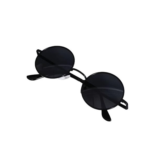 NUWIND Anime Jujutsu Kaisen Cosplay Gojo Satoru Lunettes de Soleil Rondes Lunettes Rétro Noir Accessoires Hommes Femmes Styl