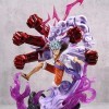 REOZIGN Figurines One Piece, Luffy Figure Statue Grande Taille Fifth Gear Nika Luffy Statue 35cm/13.8inch One Piece Anime Luf