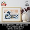 LEGO 31208 Art Hokusai – La Grande Vague, Set de Décoration Murale Japonaise, Tableau Océan, Loisir Créatif pour Adultes de N