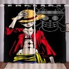 Doiicoon Rideaux opaques Anime One Piece, Anime One Piece Pirate - Lot de rideaux occultants pour chambre denfant - 11,280 x