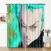 ONE PIECE Roronoa Zoro Anime rideaux occultants isolation thermique chambre décoration de la maison anneau haut oeillet crayo