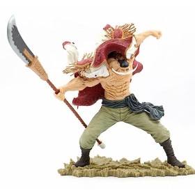 PIZEKA Figurines Edward Barbe Blanche One Piece Objets De Collection De Figurines Danime Figurines Animées Statues Statiques