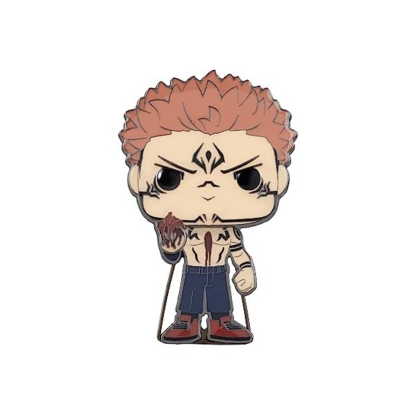 Funko Pop! Large Enamel Pin ANIME: Jujutsu Kaisen - Mahito - Sakuna Pin en Émail - Broche Fantaisie Mignonne à Collectionner 