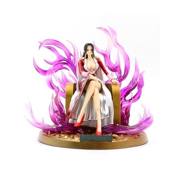 REOZIGN Figurines One Piece, Boa Hancock/Dracule Mihawk/Sir. Crocodile Anime Figure Statue PVC Personnages Décorations Artisa