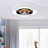 Led Plafonnier Dimmable Avec Télécommande,Lampe De Plafond Garçon/Fille,Chambre DEnfants Lampe Plafond,Mode Ronde One Piece 