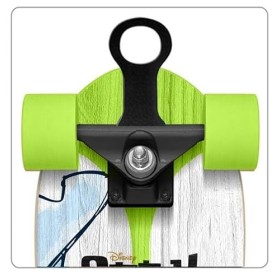 Stamp- STTICH Skateboard Cruiser 27,5" x 8" Stitch, ST626310, Bleu-Gris-Vert