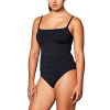 La Blanca Island Goddess Rouched Body Lingerie Mio One Piece Swimsuit Maillot de Bain, Capri Blue, 46 Femme