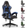 bigzzia Chaise de Jeu, Chaise de Bureau, pivotante et Robuste, Design Ergonomique avec Coussin et Support Dorsal inclinable 