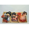 Mimimiao One Piece Luffy/ACE/Sabo 20 cm/7.8 Pouces Three Brothers 3D Art modèle de Cadre Photo Modèle de Personnage danime/S