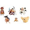 Banpresto One Piece WCF WT100 Memorial Great Pirate 10 PVC Figure 6cm 6set