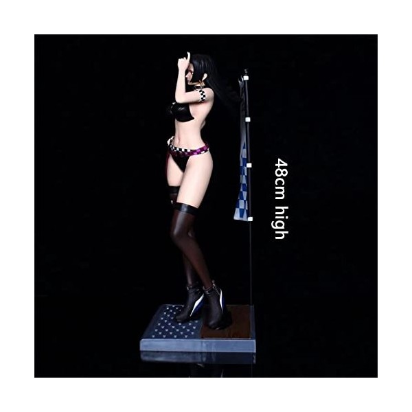 48cm Fille De Course Boa Hancock Figurine Animée, 3D Figurines Jouet Figurine, PVC Modèle Jouet Impératrice One Piece Statue,