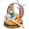 Figurines daction One Piece Anime Figures Drunk Nami Anime Figures One Piece Stampede Flag Diamond Ship Nami 26 cm