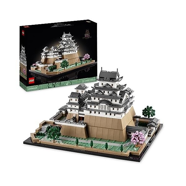 LEGO 21060 Architecture Le Château dHimeji, Kit de Construction de Maquette pour Adultes, Idée Cadeau pour Fans de Jardinage