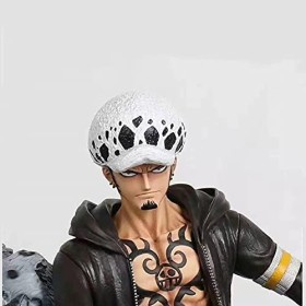 BONOCO 30cm Anime One Piece Heart Pirates Trafalgar D. Water Law Limited Edition Modèle Statique Statue PVC Decoration Otaku 