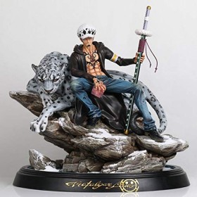 BONOCO 30 cm Anime One Piece Trafalgar Law Snow Leopard Scene Gk Devil Fruit Limited Edition Model Static Statue Boxed PVC Ca