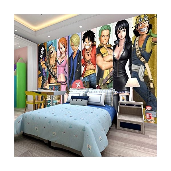 Gogoyang papier peint chambre animé ONE PIECE thème fond mur hommes et femmes chambre salon murale magasin dessin animé mur t