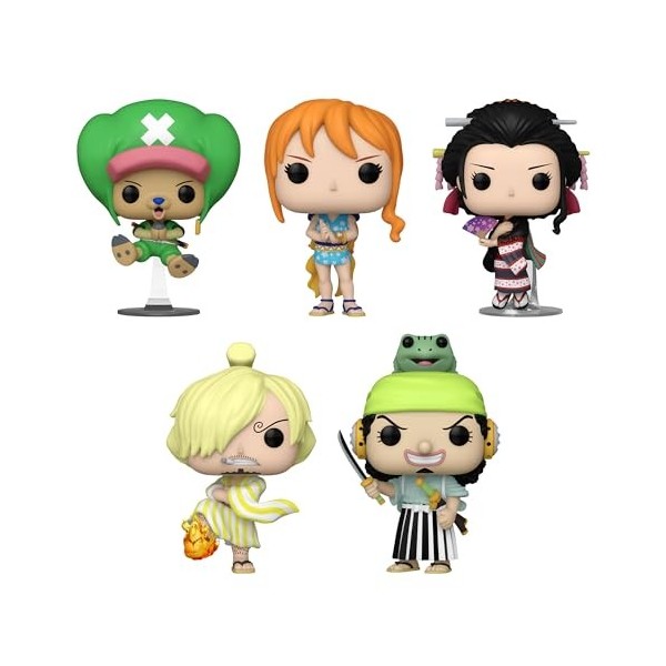 Funko Pop! Wano Lot de 5 tenues One Piece Chopperemon, Sangoro, Orobi, Onami et Usohachi