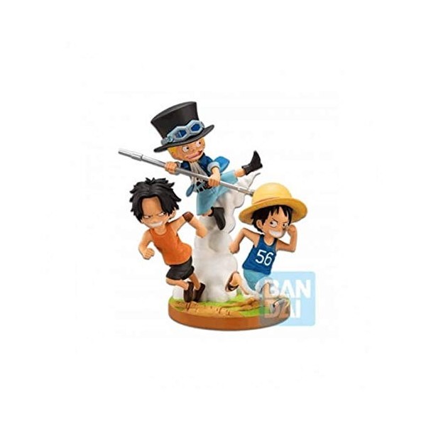 Banpresto-BP16000 Figurine dAction, One Piece, Bonds of Brothers, Sabo, Luffy et Ace, Multicolore Bandai BP16000 