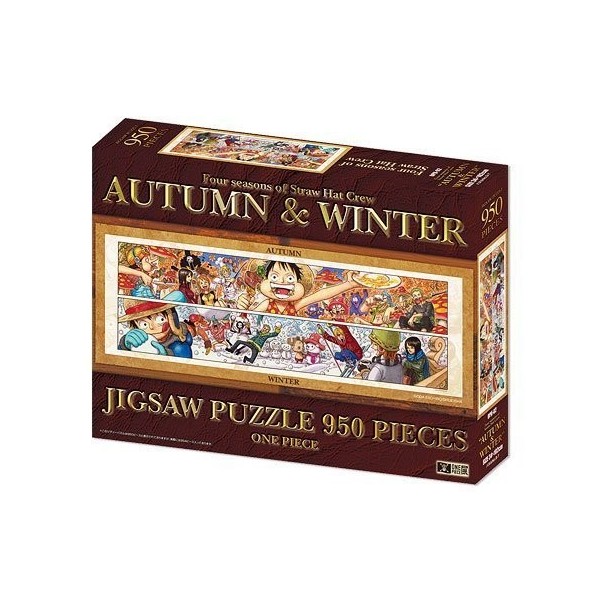 One Piece Jigsaw Puzzle ~ Four Seasons of Straw Hat Crew Autumn & Winter Exhibition Japan Import 