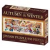 One Piece Jigsaw Puzzle ~ Four Seasons of Straw Hat Crew Autumn & Winter Exhibition Japan Import 