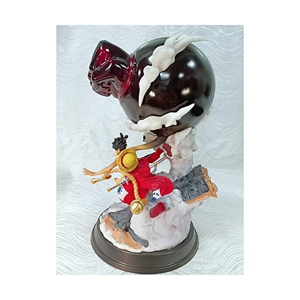 reald Toys W28cm Anime Figurine Luffy Kimono ver Gear troisième Guerre Combat Action Figurine Jouet Luffy Statue Collection m