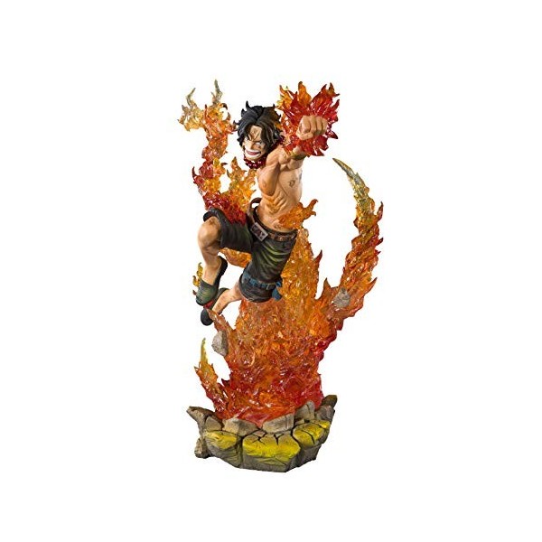 BANDAI - Figurine One Piece - Portgas D Ace Commander Whitebeard 2Nd Division Figuarts Zero 19,5cm - 4573102576705