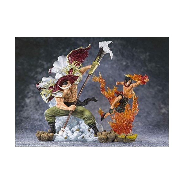 BANDAI - Figurine One Piece - Portgas D Ace Commander Whitebeard 2Nd Division Figuarts Zero 19,5cm - 4573102576705