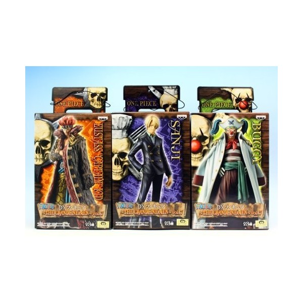 One Piece DX Figure The GRANDLINE Men vol.7 Anime Banpresto All Three Full comp Set Japan Import 
