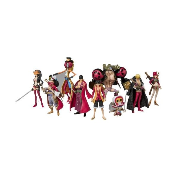 Chozokei Damashii - ONE PIECE FILM Z: Last Battle Costume ver. 8pcs 