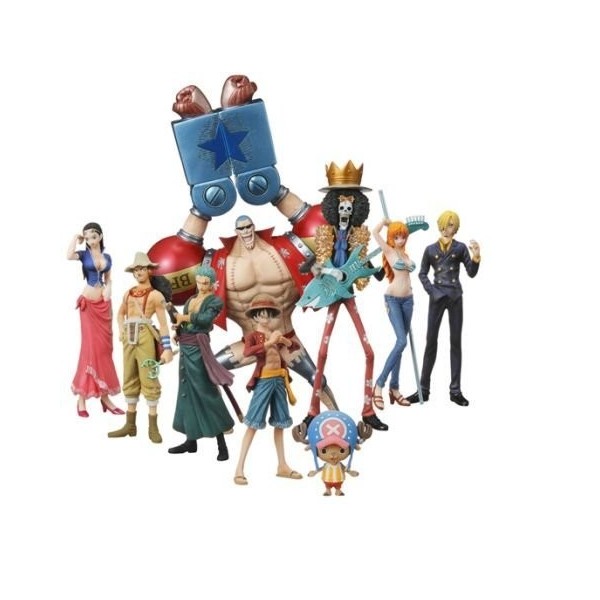 One Piece Chozokei Damashii Mugiwara Pirates - New World Arc: 1 figurine Assortiment aléatoire 