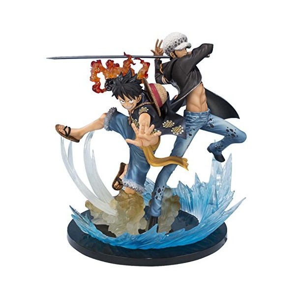 Figurine - One Piece - Monkey D Luffy & Trafalgar Law Sh Figuarts Zero 16 cm