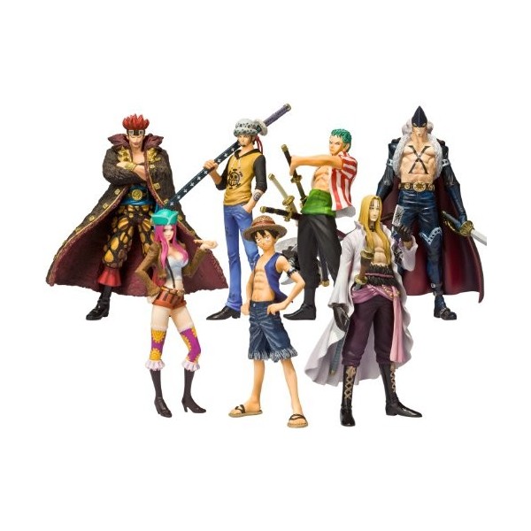 ONE PIECE plus de 100 millions Rookie 8Pcs Cho Zoukei Damashii PVC Figurine 