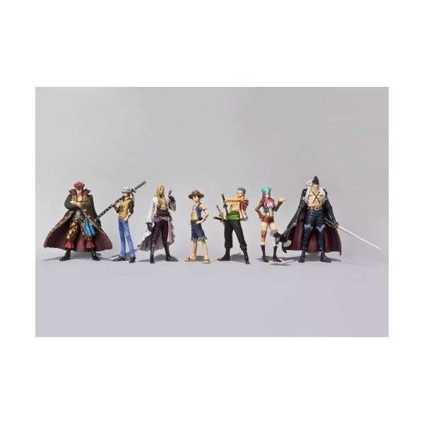 ONE PIECE plus de 100 millions Rookie 8Pcs Cho Zoukei Damashii PVC Figurine 
