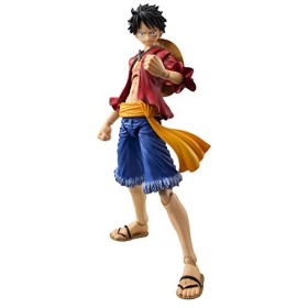 Megahouse Une pièce : Figurine de Monkey D Luffy de héros daction Variable.