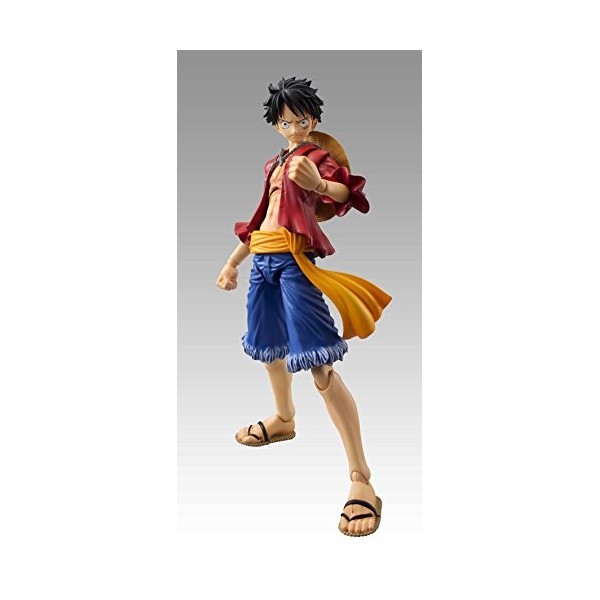 Megahouse Une pièce : Figurine de Monkey D Luffy de héros daction Variable.