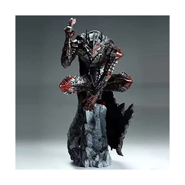 Anime Guts Figure Version Battle Figurine daction endommagée en PVC Noir Swordsman Guts Change Face Model Statue Toy Office 