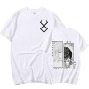 MR.YATCLS Berserk Tshirt - Anime Japonais Manga Berserk Guts & Griffith T-Shirt Imprimé Unisexe - Anime Cosplay Costume Col R