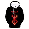 MR.YATCLS Hoody Unisexe - Berserk Manga Sweatshirt À Capuche Homme - Cosplay Anime Hooded Sweatshirt Femmes Casual Pull À Man