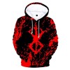 MR.YATCLS Hoody Unisexe - Berserk Manga Sweatshirt À Capuche Homme - Cosplay Anime Hooded Sweatshirt Femmes Casual Pull À Man