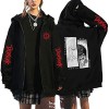 flowereyes Anime Berserk Sweat à Capuche zippé Sweat Berserk Cosplay Cardigan Sweat Guts Veste à Capuche décontractée pour Ho
