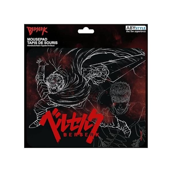 ABYSTYLE - Berserk Tapis de Souris Souple Guts