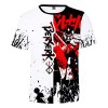 jiminhope Anime Berserk T-Shirt Guts Chemisier à Manches Courtes imprimé 3D Top Ample à col Rond
