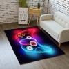 Tapis Chambre Moderne Gamer 3D Manette Ado Enfant Garcon Tapis De Salon Antiderapant Graffiti Console De Jeu Décoration Tapis